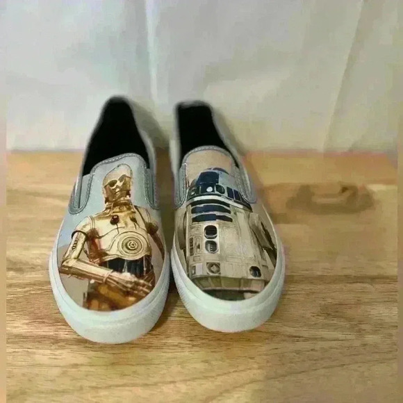 Sperry Star Wars Slip On Shoes Men's 6.5M R2D2 C3PO Limited Edition‎ Sneakers - Picture 8 of 8